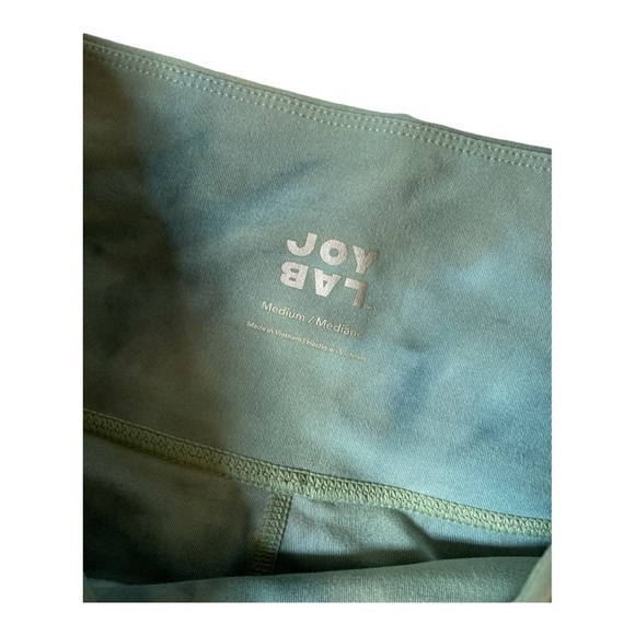 JoyLab Leggings Womens Medium Seafoam Green Tie Dye Stretch Pull On Yoga Gym - Picture 4 of 7